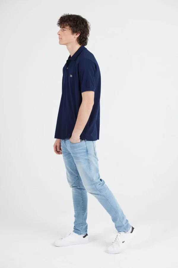 Tees & Tanks-LACOSTE CLASSIC POLO SHIRT - NAVY BLUE