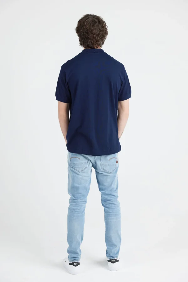 Tees & Tanks-LACOSTE CLASSIC POLO SHIRT - NAVY BLUE