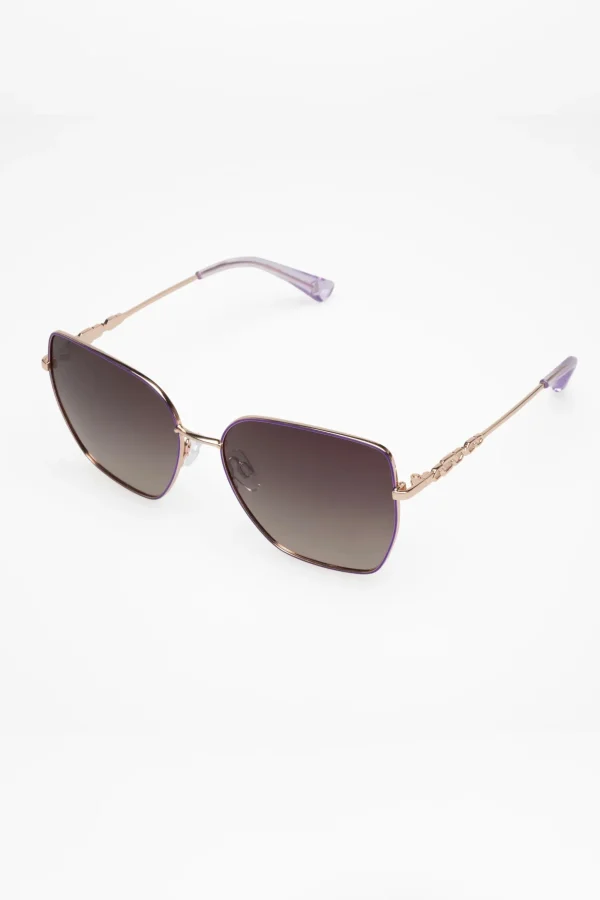 Sunglasses-LOCELLO ALANA SUNGLASSES - PURPLE