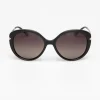 Sunglasses-LOCELLO CALLIE SUNGLASSES - BLACK