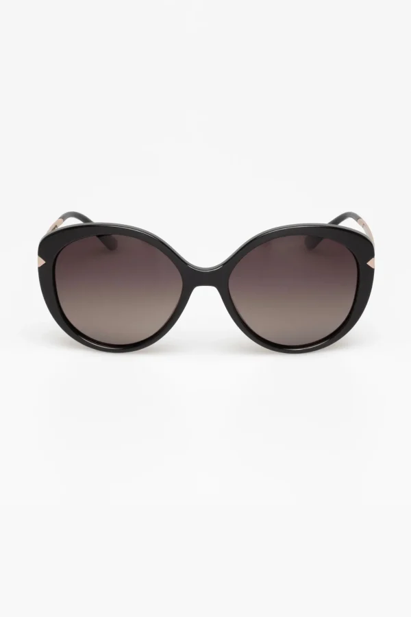 Sunglasses-LOCELLO CALLIE SUNGLASSES - BLACK