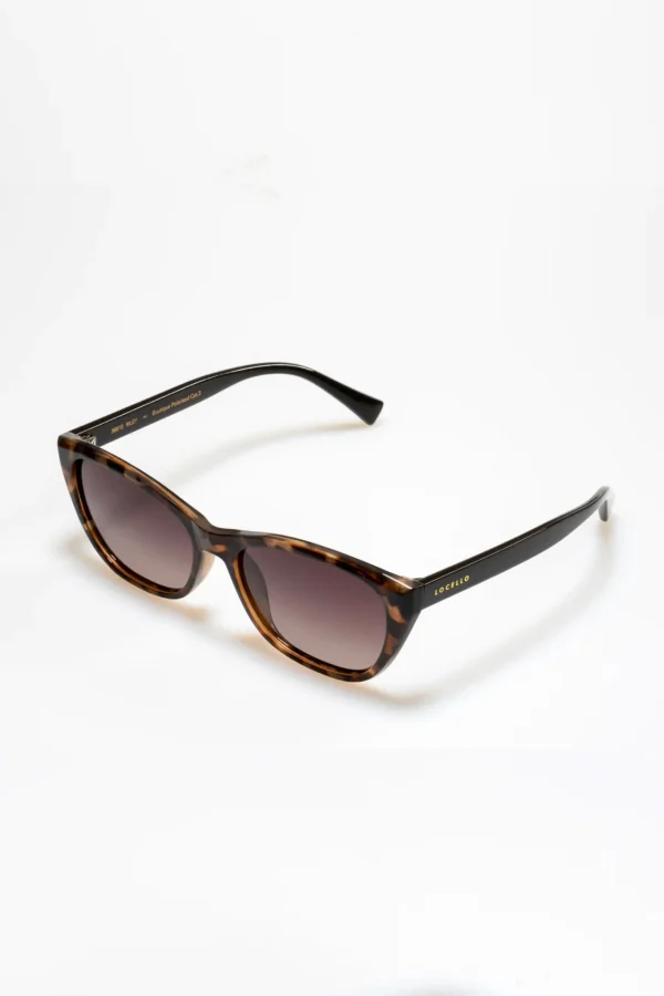 Sunglasses-LOCELLO RILEY SUNGLASSES - DARK CRYSTAL GREY