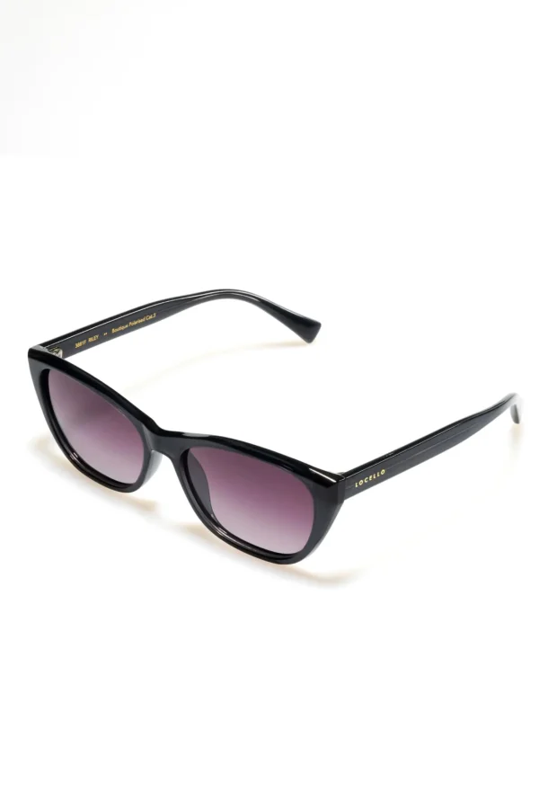 Sunglasses-LOCELLO RILEY SUNGLASSES - DARK CRYSTAL GREY