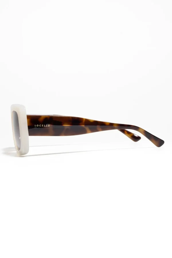 Sunglasses-LOCELLO STELLA SUNGLASSES - MILKY WHITE TORT