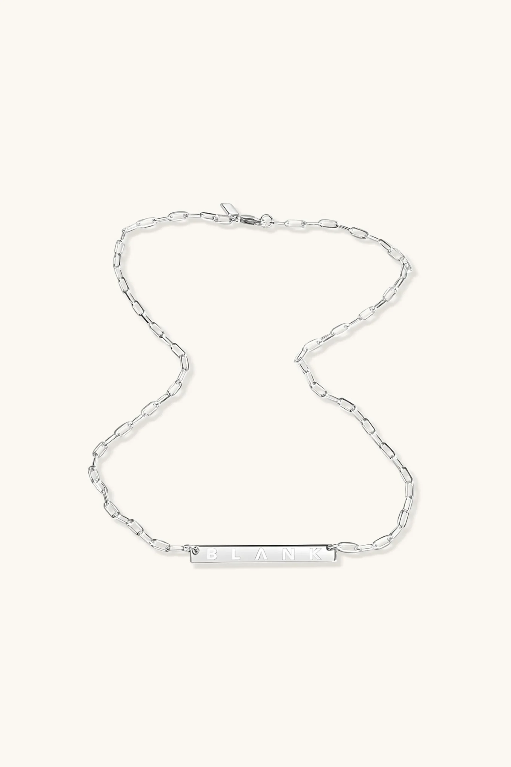 logo_necklace_1.webp 925 Sterling Silver | Jewellery-BLANK SPACE. LOGO NECKLACE