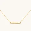 18Kt Gold Plated | Jewellery-BLANK SPACE. LOGO NECKLACE 18KT GOLD