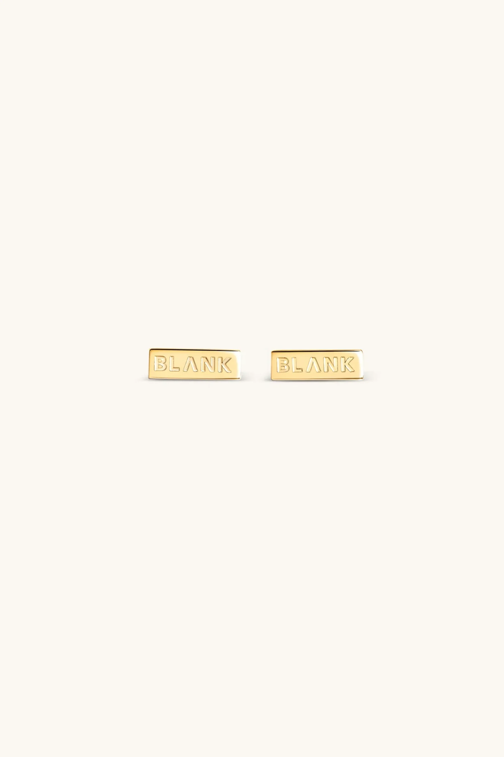 logo_stud_earrings_kt_gol_0.webp 18Kt Gold Plated | Jewellery-BLANK SPACE. LOGO STUD EARRINGS 18KT GOLD