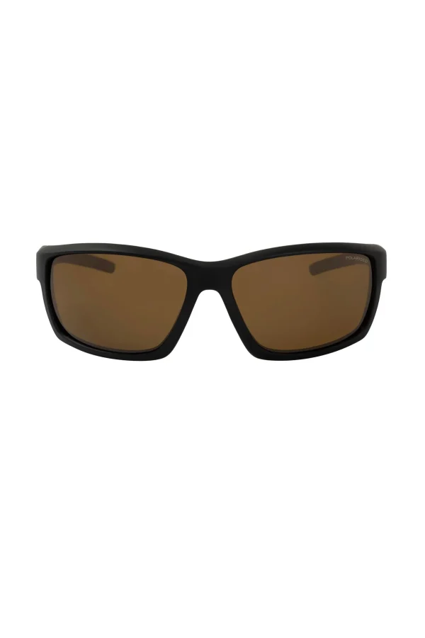 Sunglasses-POLASPORTS ANGLER II SUNGLASSES - MATTE BLACK / BROWN