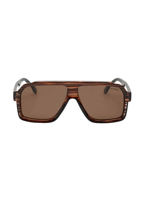 Sunglasses-POLASPORTS STRONGHOLD SUNGLASSES - BROWN