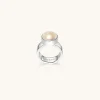 Freshwater Pearls | 925 Sterling Silver-BLANK SPACE. PRETTY PEARL RING