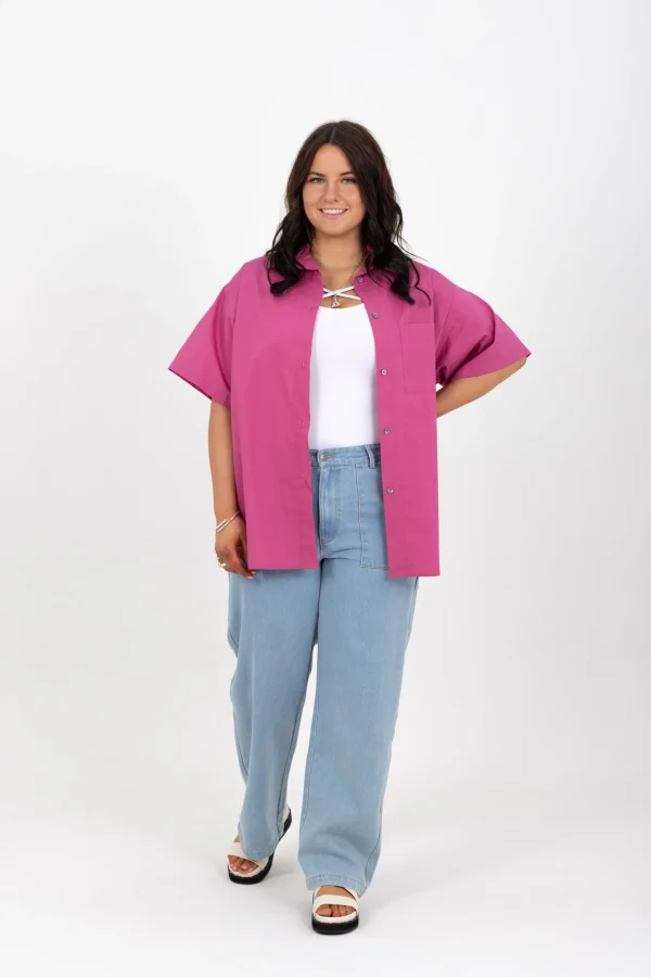Shirts & Tops-RICOCHET AMES SHIRT - PINK