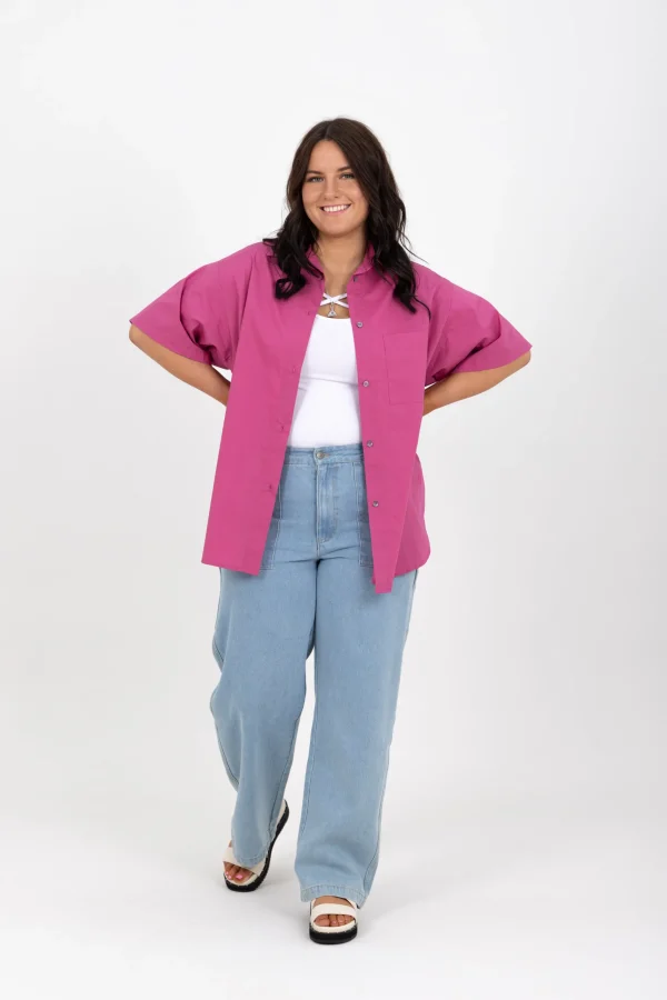 Shirts & Tops-RICOCHET AMES SHIRT - PINK