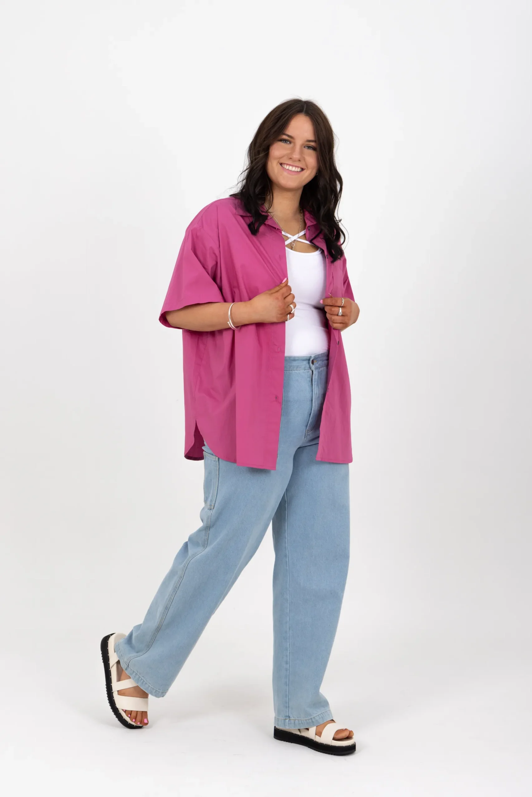 ricochet_ames_shirt__pink_6.webp Shirts & Tops-RICOCHET AMES SHIRT - PINK