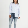 Shirts & Tops-RICOCHET ANCHOR SHIRT - SKY STRIPE