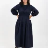 Dresses-RICOCHET ASHLEY DRESS - INK