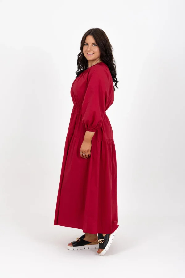 Dresses-RICOCHET ASHLEY DRESS - RASPBERRY