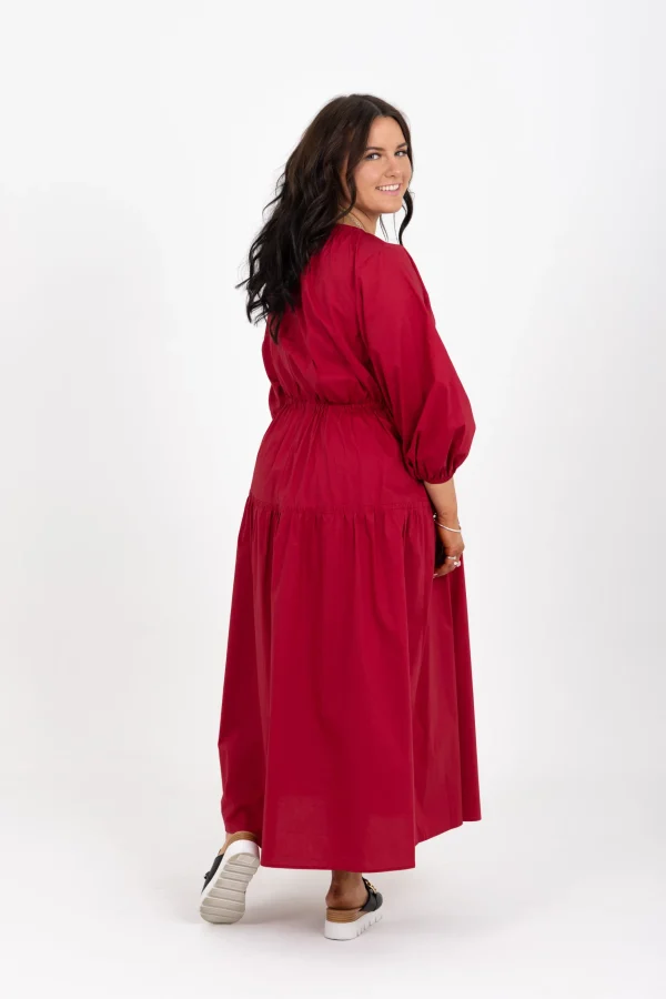 Dresses-RICOCHET ASHLEY DRESS - RASPBERRY