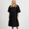 Dresses-RICOCHET CALI DRESS - BLACK (EXCLUSIVE TO BLANK SPACE)