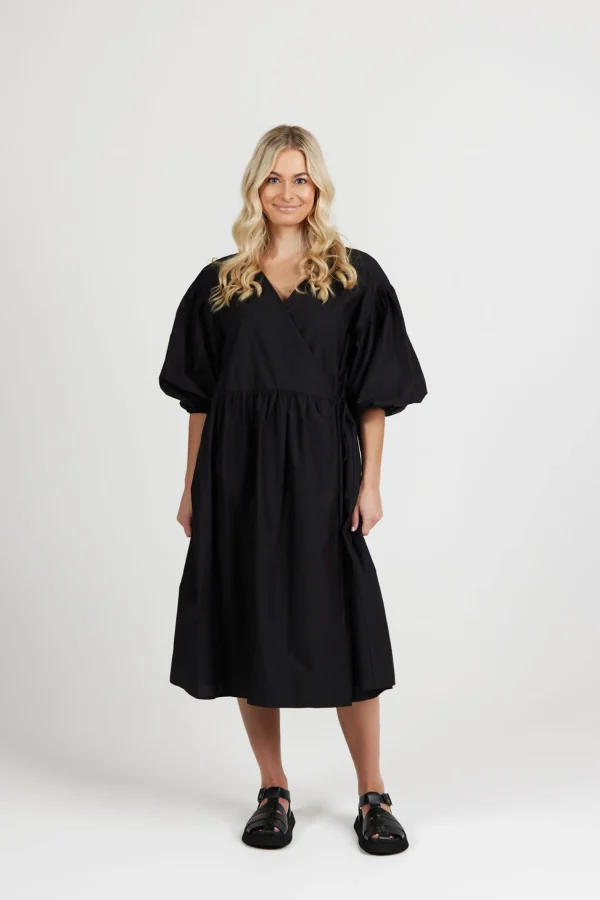 Dresses-RICOCHET CALI DRESS - BLACK (EXCLUSIVE TO BLANK SPACE)
