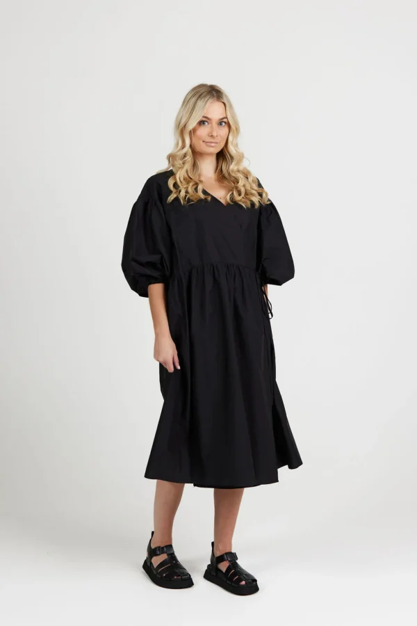 Dresses-RICOCHET CALI DRESS - BLACK (EXCLUSIVE TO BLANK SPACE)