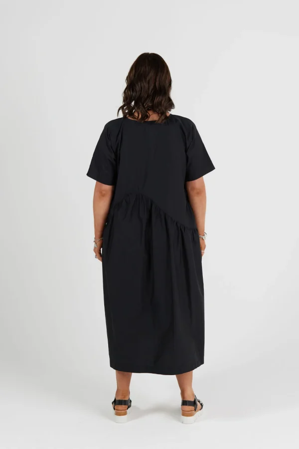 Dresses-RICOCHET CAMDEN DRESS - BLACK