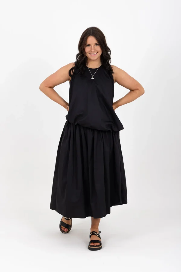 Dresses-RICOCHET DALEY DRESS - BLACK