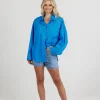 Shirts & Tops-RICOCHET FREDRICK SHIRT - BLUE