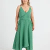 Dresses-RICOCHET THE LADYKILLERS CAMI DRESS - GREEN