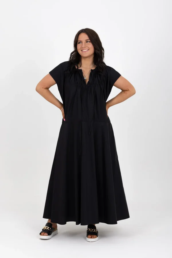 Dresses-RICOCHET THIERRY DRESS - BLACK