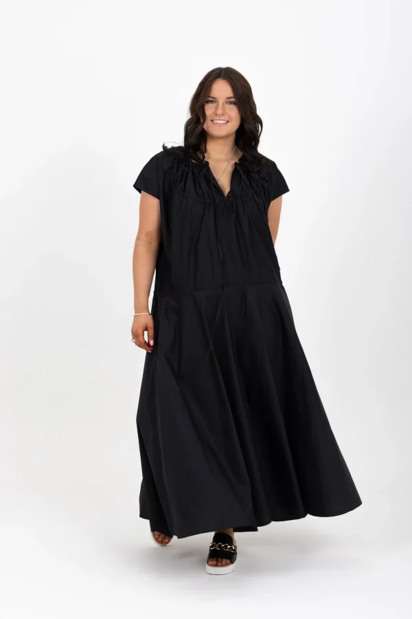 Dresses-RICOCHET THIERRY DRESS - BLACK
