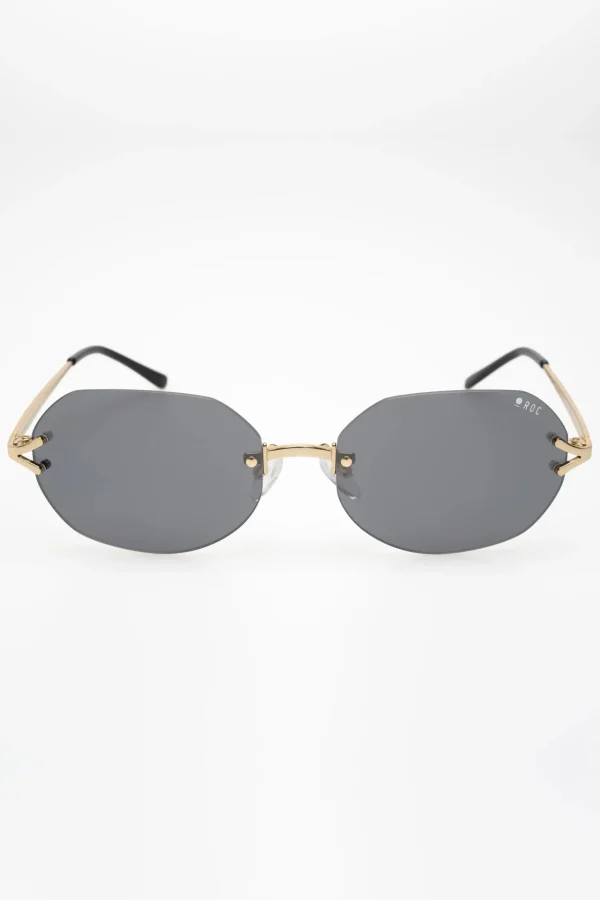 Sunglasses-ROC EYEWEAR COSMIC SUNGLASSES - GOLD SMOKE