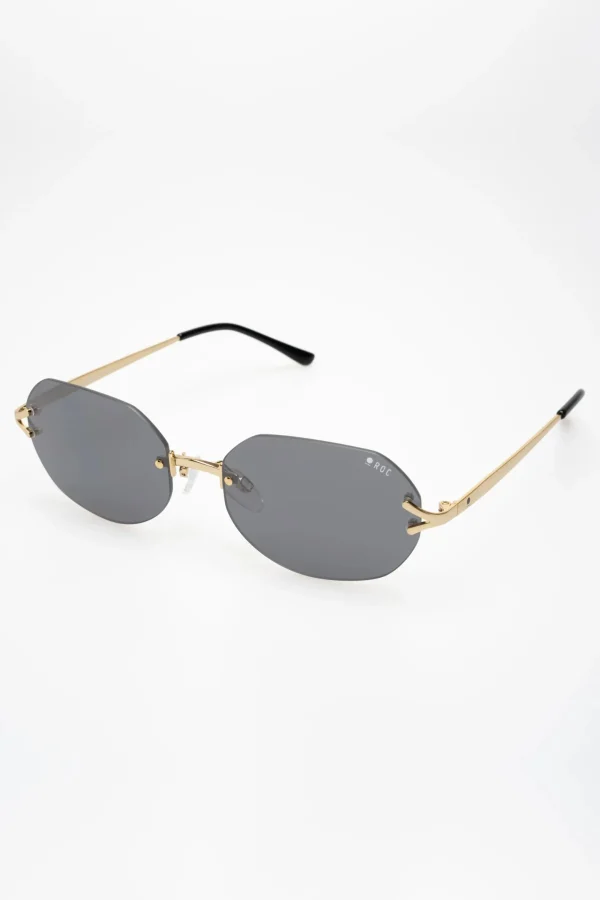 Sunglasses-ROC EYEWEAR COSMIC SUNGLASSES - GOLD SMOKE
