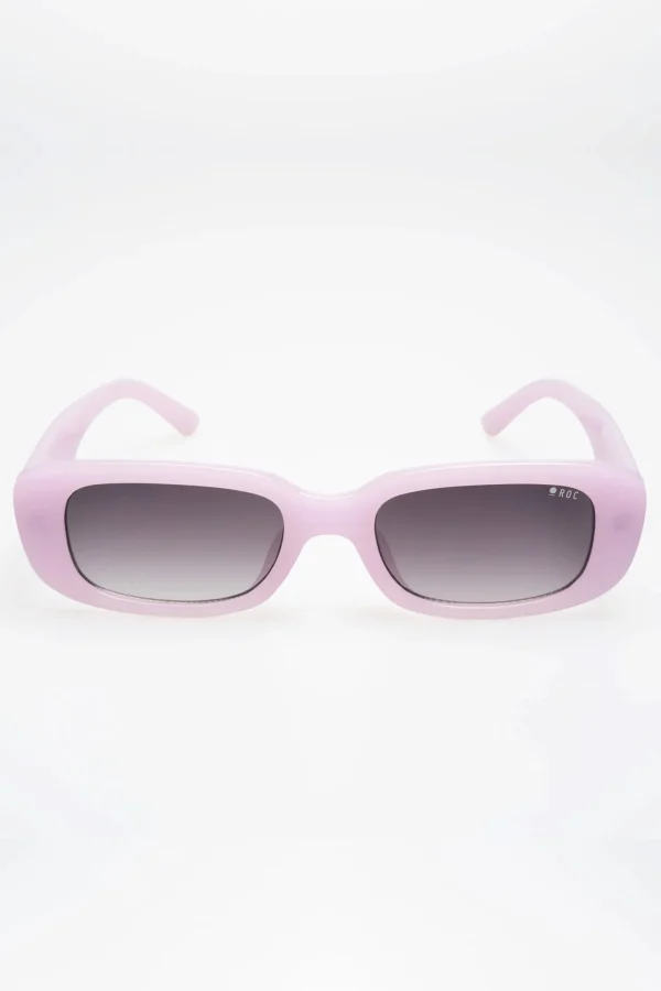 Sunglasses-ROC EYEWEAR CREEPER SUNGLASSES - PALE MAUVE SMOKE
