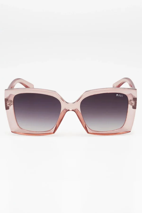 Sunglasses-ROC EYEWEAR FORBIDDEN LOVE SUNGLASSES - ROSE QUARTZ