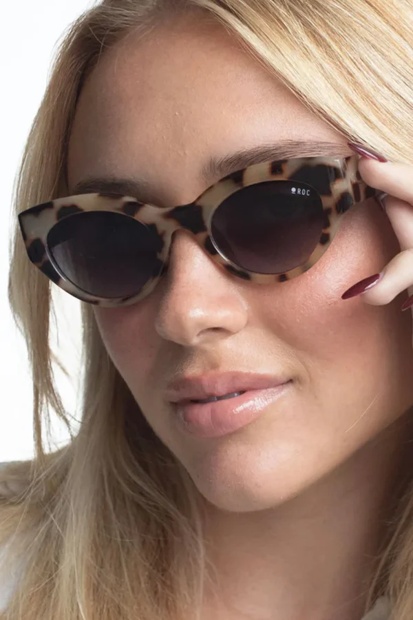 Sunglasses-ROC EYEWEAR HIBISCUS SUNGLASSES - MILKY TORT