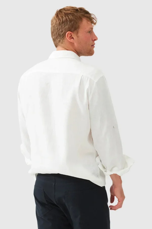 Shirts-RODD & GUNN CABLE BAY LS SHIRT SNOW