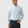 Shirts-RODD & GUNN OXFORD LS SPORTS FIT SHIRT POWDER BLUE