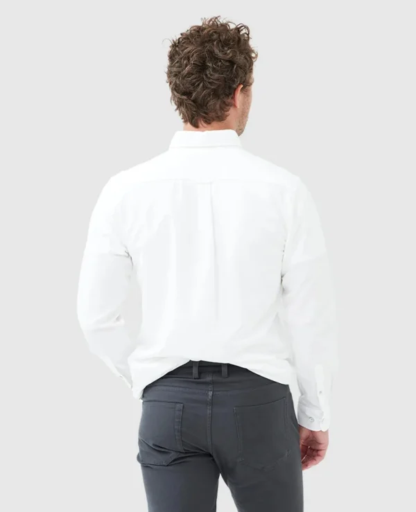 Shirts-RODD & GUNN OXFORD LS SPORTS FIT SHIRT SNOW