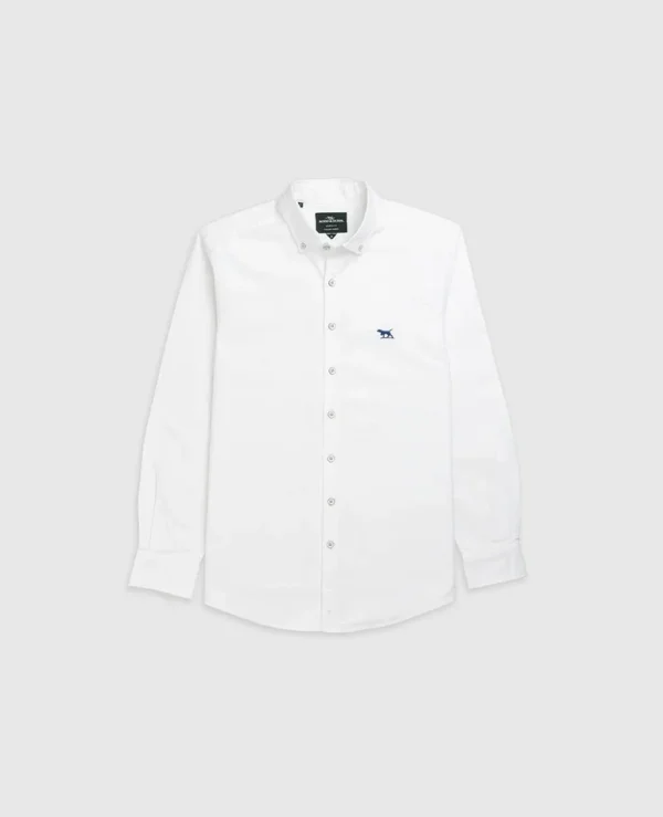 Shirts-RODD & GUNN OXFORD LS SPORTS FIT SHIRT SNOW