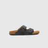 Footwear-RODD & GUNN RAGLAN SLIDE NAVY