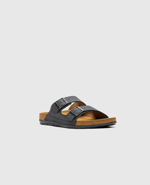 Footwear-RODD & GUNN RAGLAN SLIDE NAVY