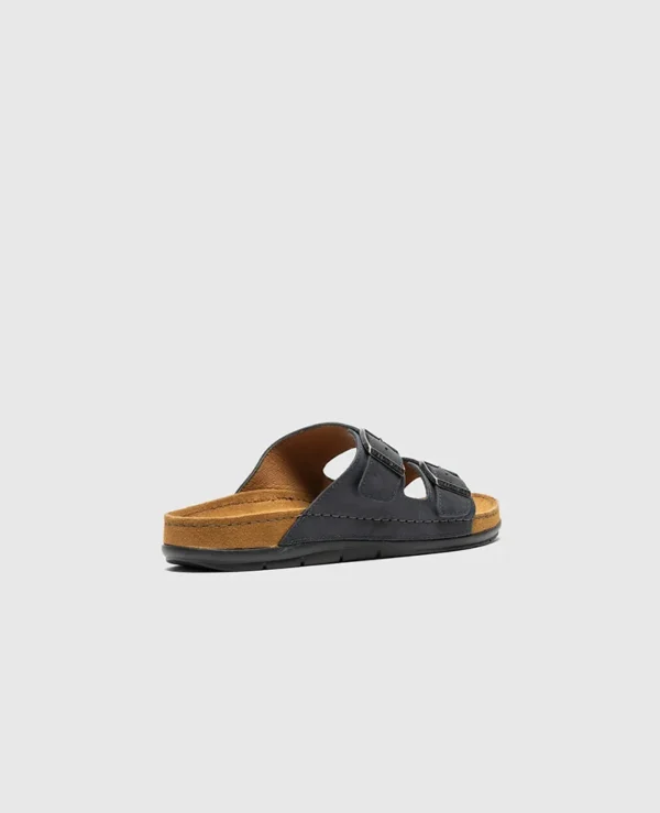 Footwear-RODD & GUNN RAGLAN SLIDE NAVY