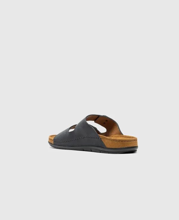 Footwear-RODD & GUNN RAGLAN SLIDE NAVY