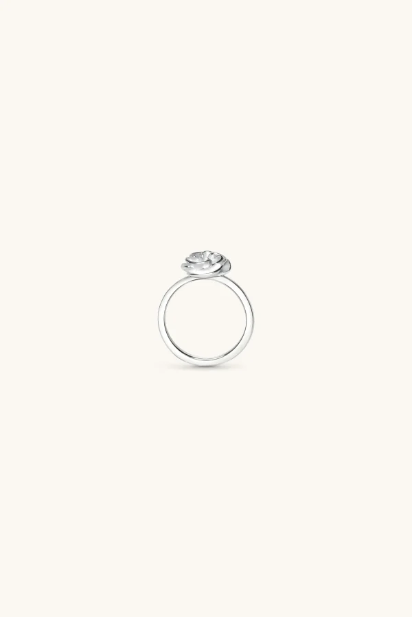 925 Sterling Silver | Jewellery-BLANK SPACE. ROSE STACKER RING