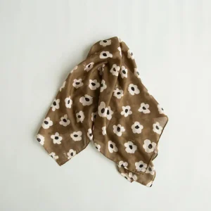 Hats & Scarves-S O P H I E DAISY DAY MINI SCARF - MOSS