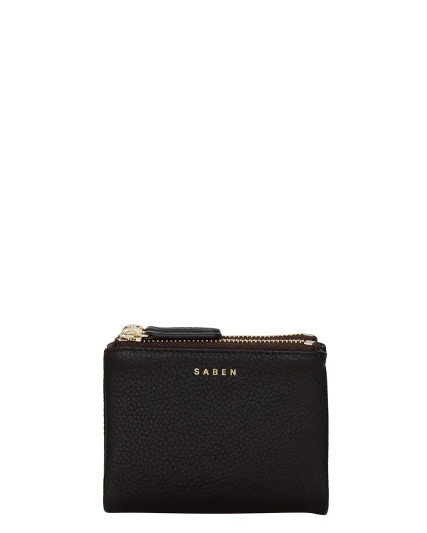 Bags & Wallets-SABEN DELILAH WALLET BLACK