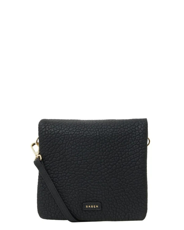 Bags & Wallets-SABEN FOX CROSSBODY BAG BLACK BUBBLE