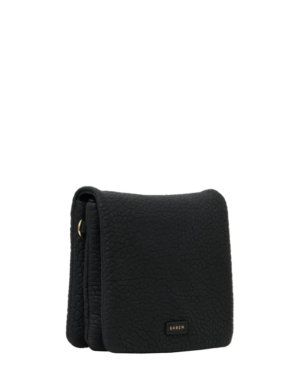 Bags & Wallets-SABEN FOX CROSSBODY BAG BLACK BUBBLE