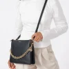 Bags & Wallets-SABEN MATILDA CROSSBODY BAG BLACK + CHUNKY CHAIN