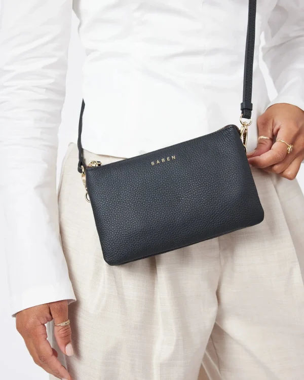 Bags & Wallets-SABEN TILLY CROSSBODY BAG BLACK